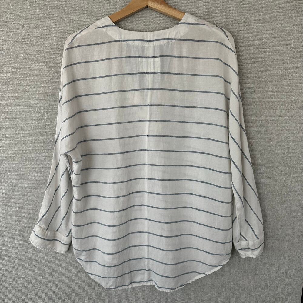 Rails Lily Positano Stripe Linen Tunic Top Size X… - image 4